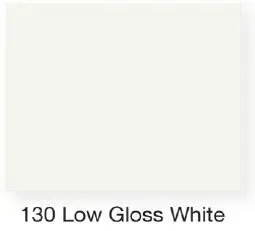 130 Low Gloss White