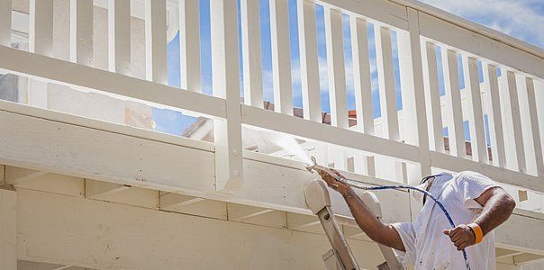 Deck exterior painting