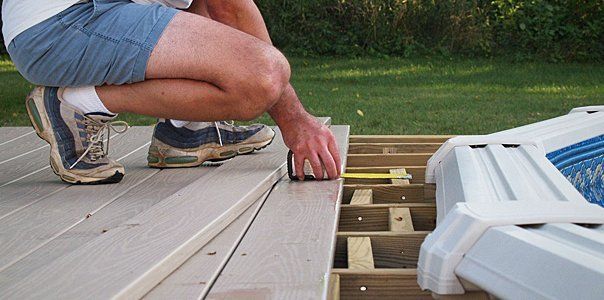 Wood deck repair