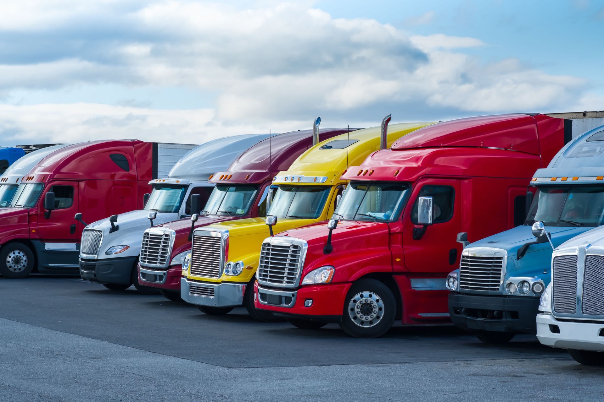 Truck trailer painting