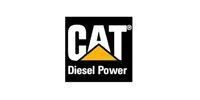 CAT Diesel Power logo: Black square with 