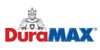 DuraMAX logo with knight icon above the red and blue text.