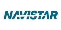 Navistar logo in teal on a white background.