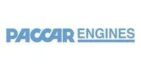 PACCAR ENGINES logo in blue text with a blue underline.