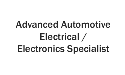 Advanced Automotive Electrical / Electronics Specialist