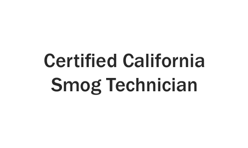 Certified California Smog Technician