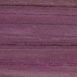 Close-up of purpleheart wood grain. The wood has a deep purple color with horizontal streaks of a slightly darker hue.