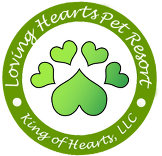 Loving Hearts Pet Resort Logo