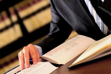 attorney reading law books