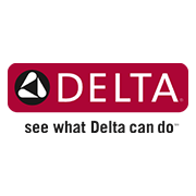 Delta logo with red banner and tagline “see what Delta can do.”