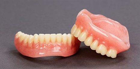 A set of dentures