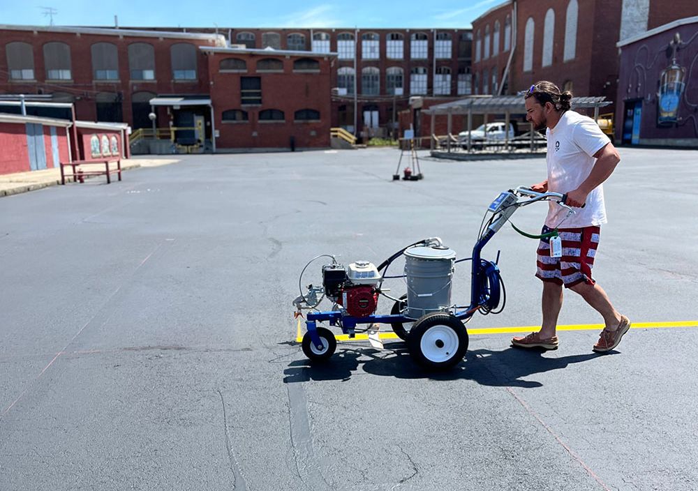 Learn More About Line Striping Line striping service