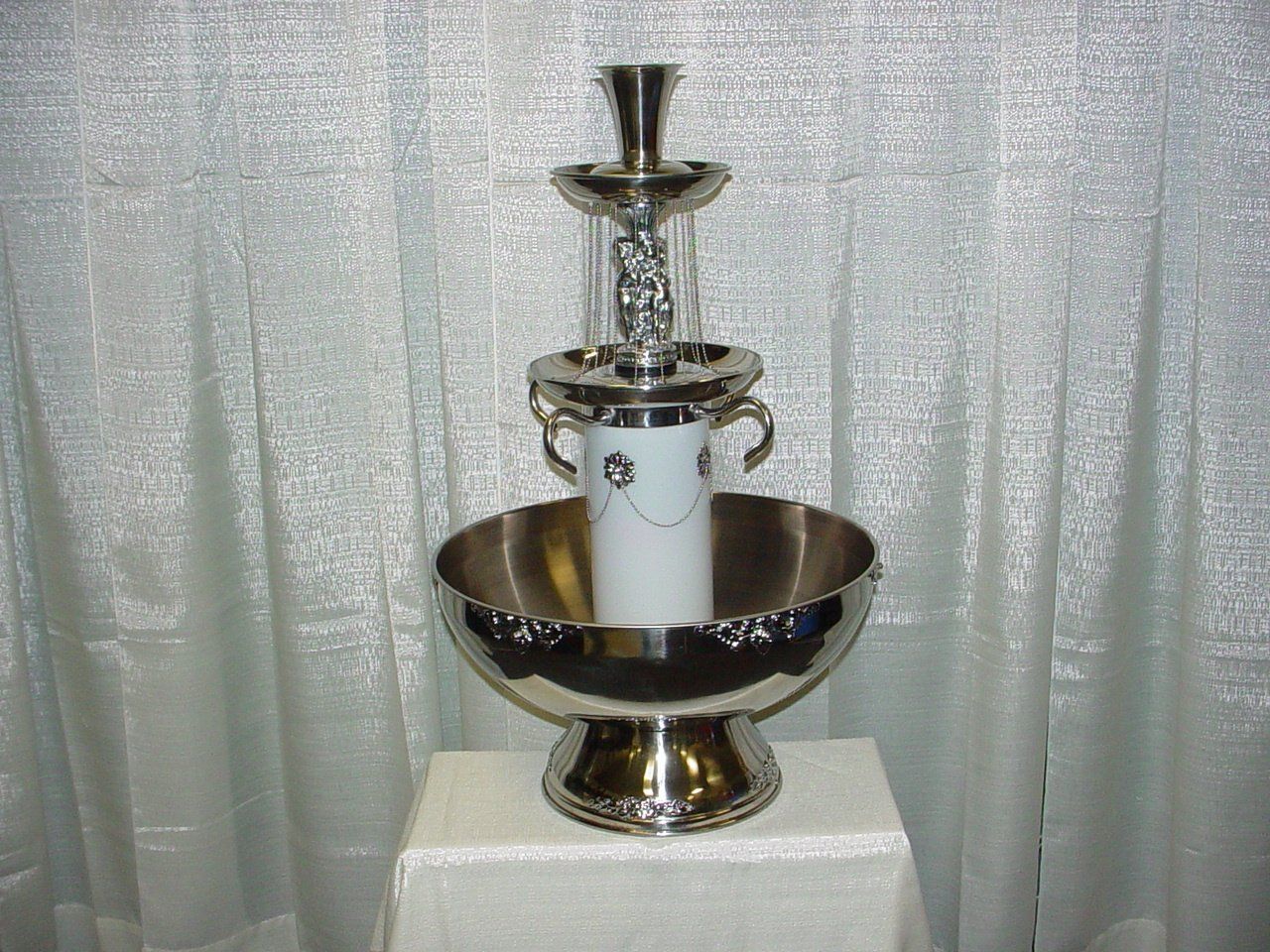 Silver Beverage Fountain