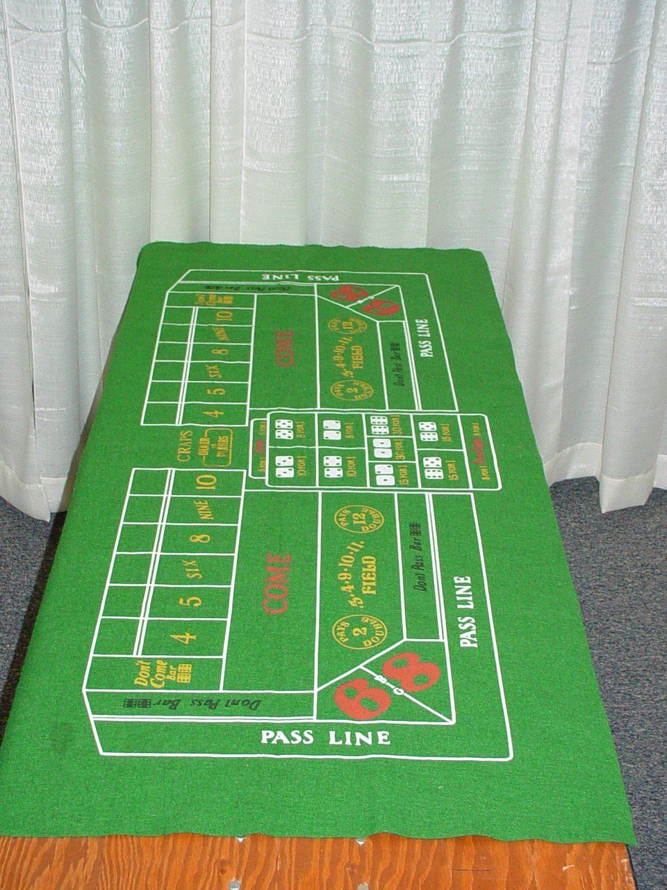 Craps Layout