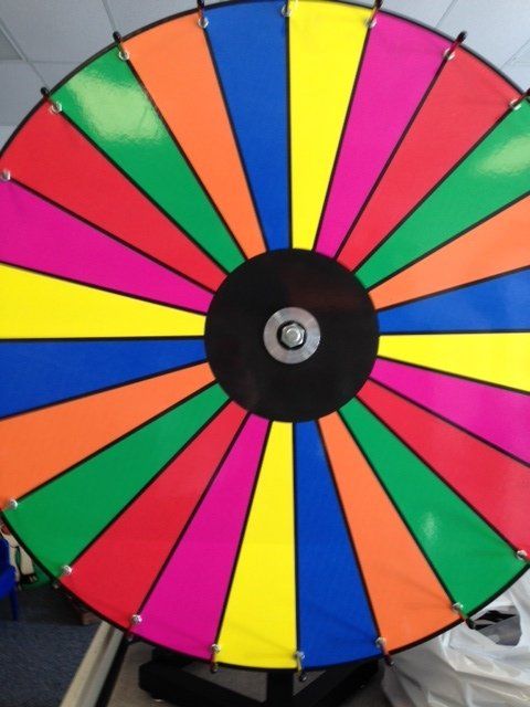 Dry erase wheel of Chance