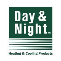 The day and night logo is for heating and cooling products.