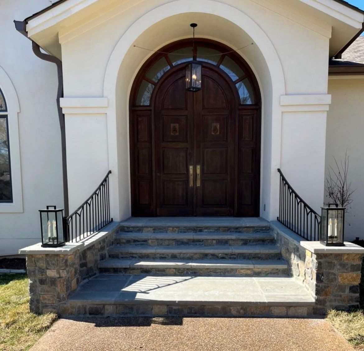 Front house door step