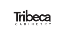 Tribeca Cabinetry logo, black text on white background.