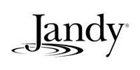 Jandy logo in black text with three wavy lines beneath the “J” on a white background.