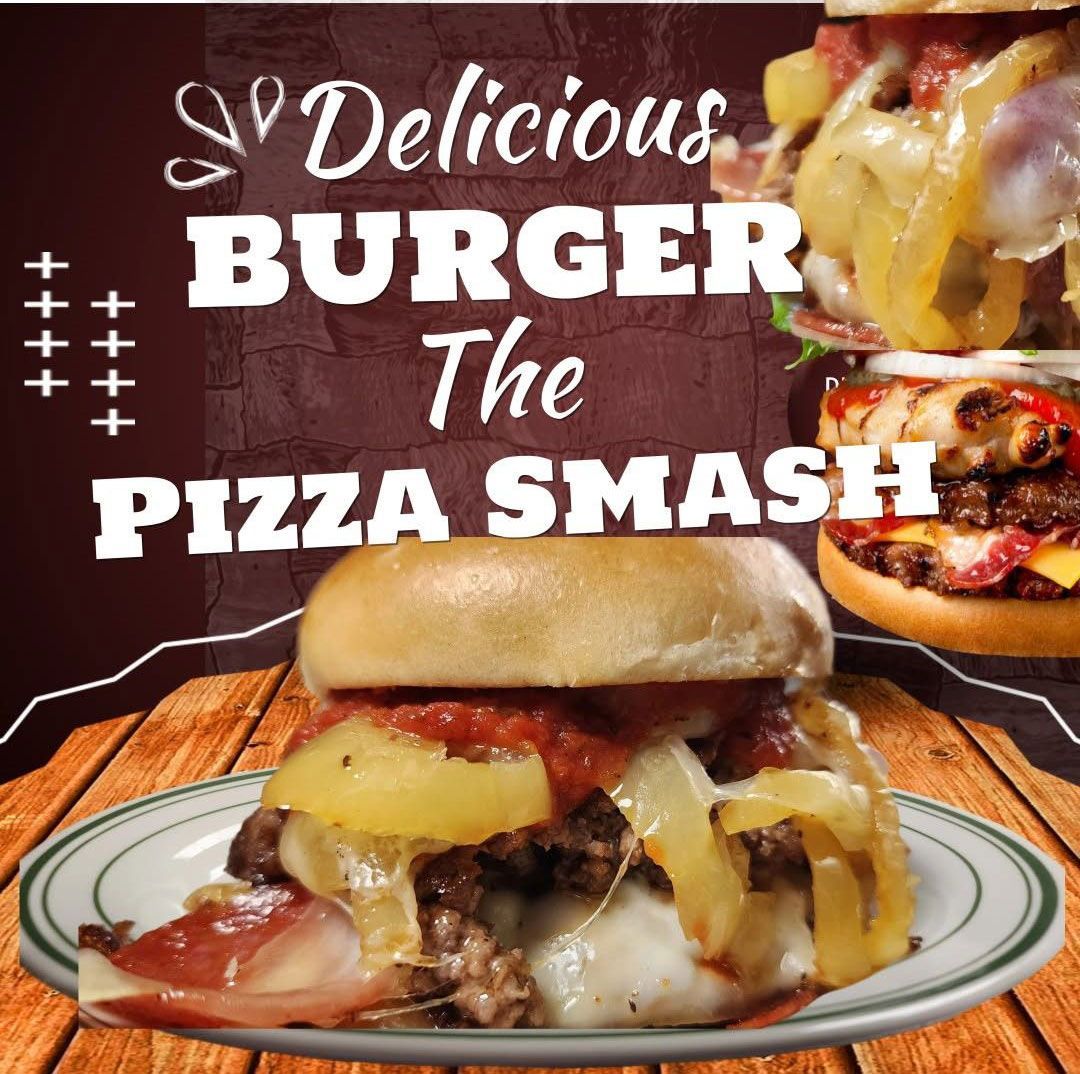 The Pizza Smash Burger