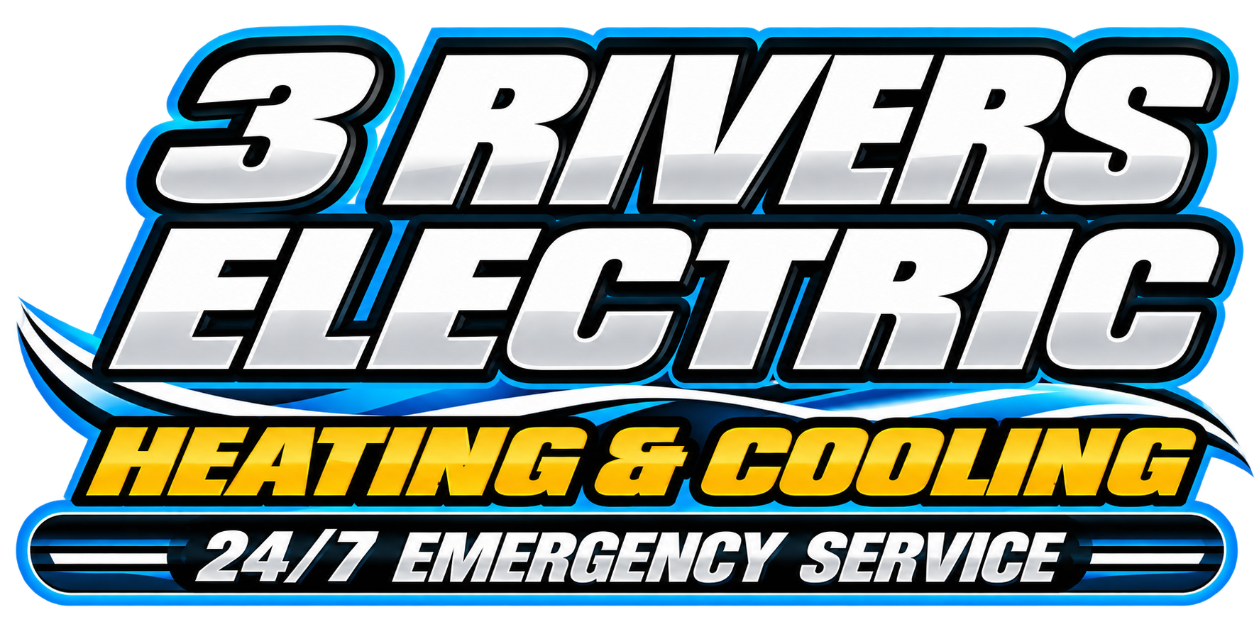 Three Rivers Electric Service Logo