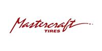 Mastercraft Tires logo in red script on a white background
