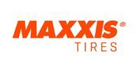 Maxxis Tires logo in orange and brown on a white background