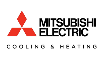 The logo for mitsubishi electric cooling and heating