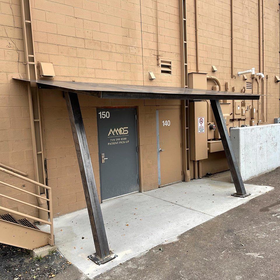 metal entrance
