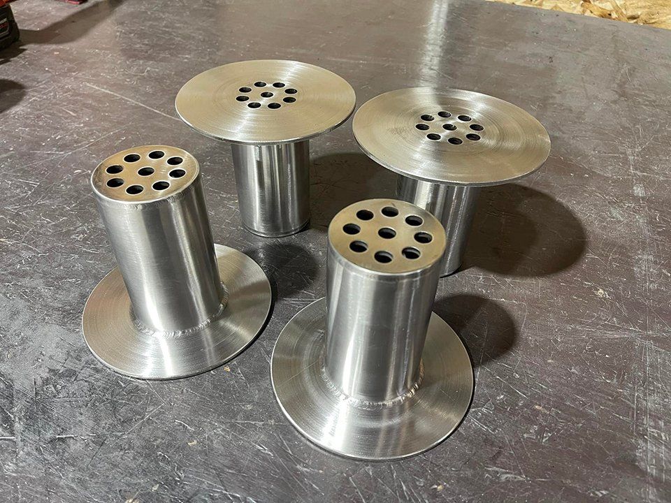 Metal with holes
