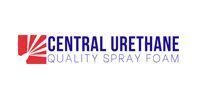 Central Urethane logo with red icon and blue text, “QUALITY SPRAY FOAM” beneath
