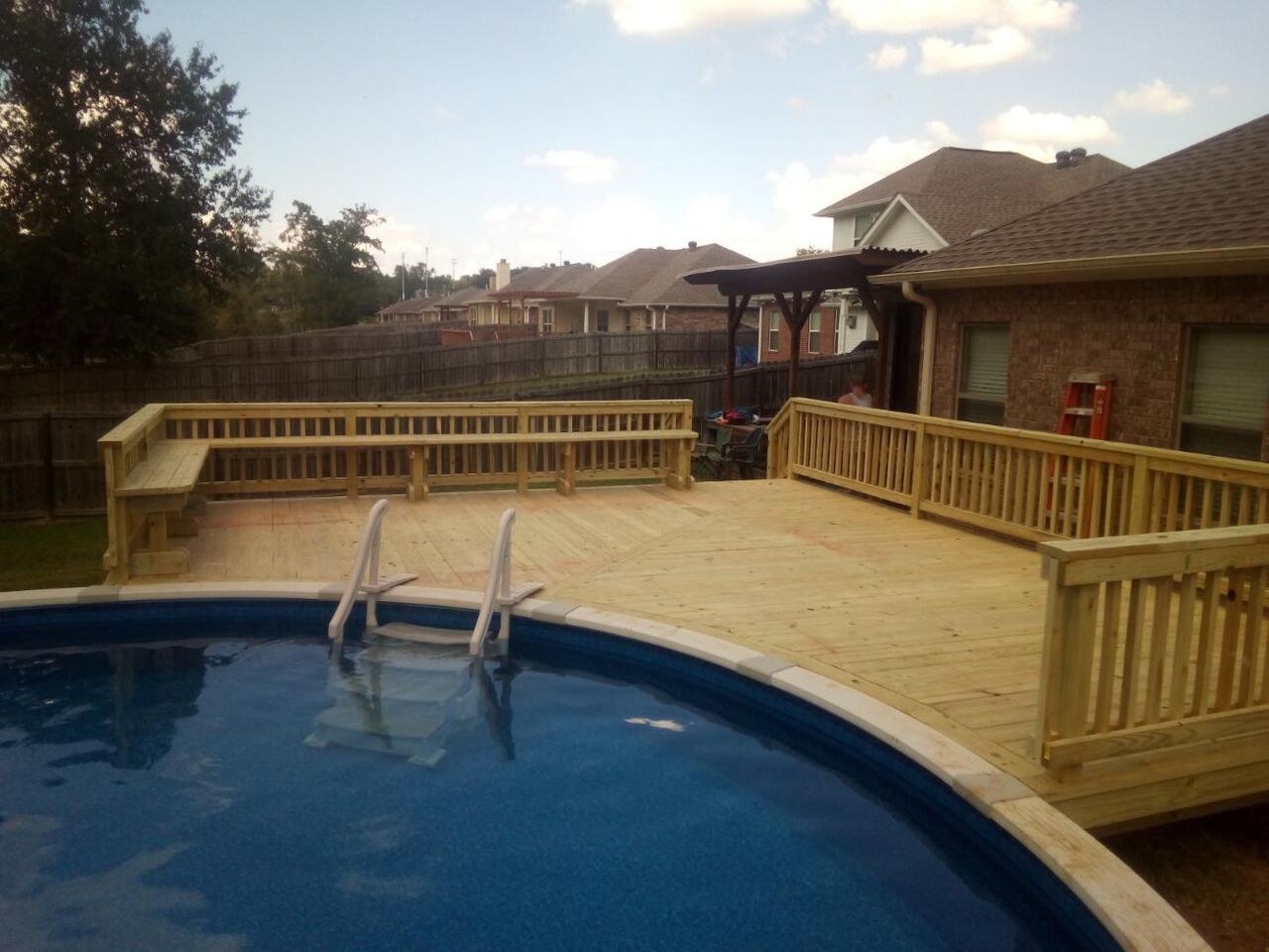 Pool deck