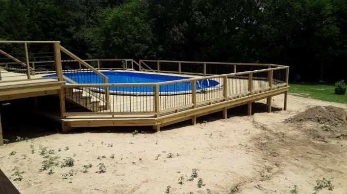 Pool deck