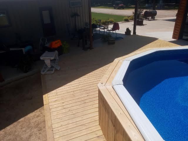 Pool deck