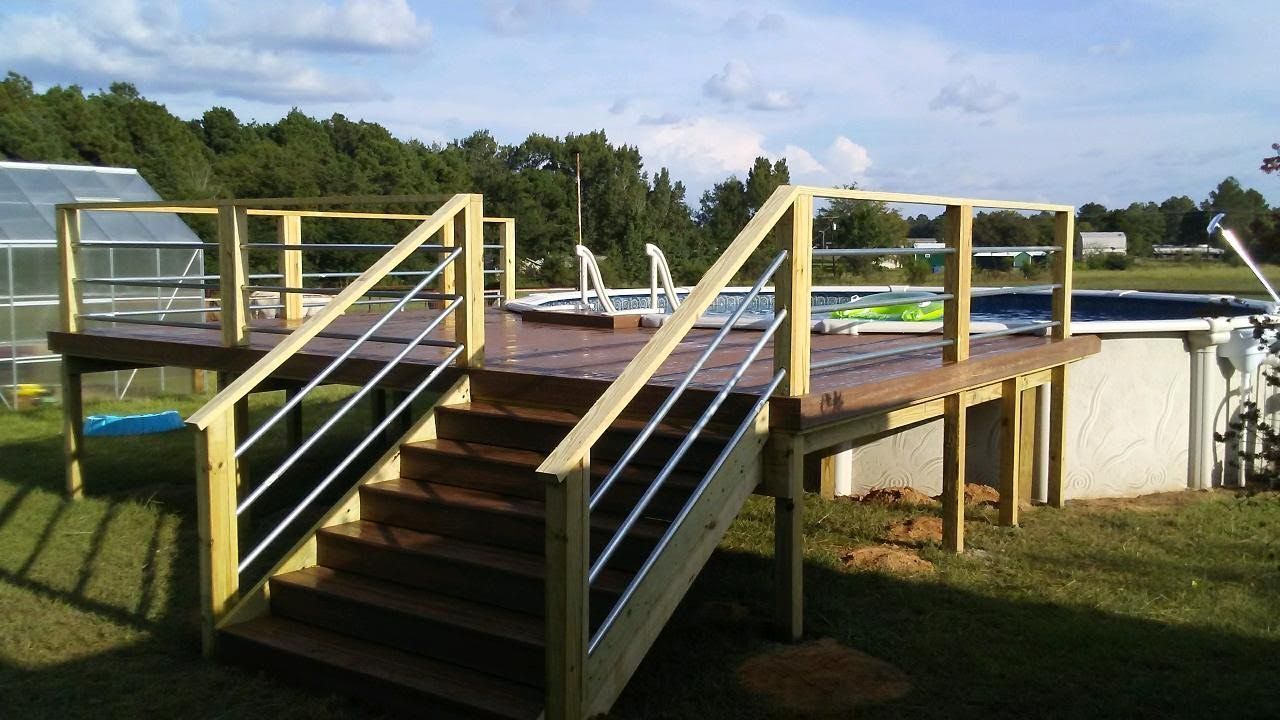 Custom pool deck