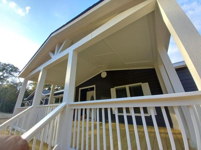 Custom roof porch