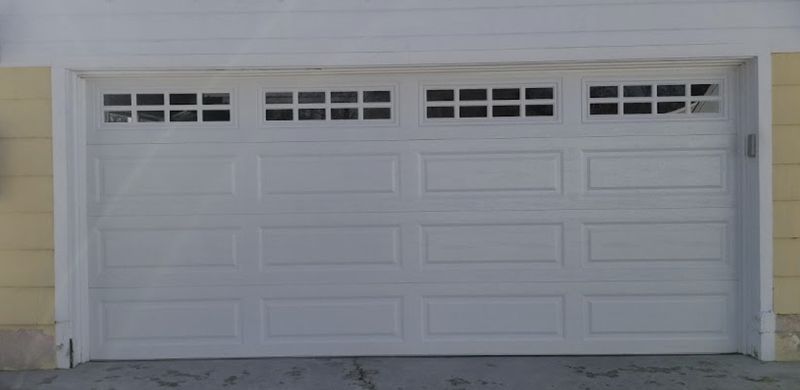 2 stall wide white door