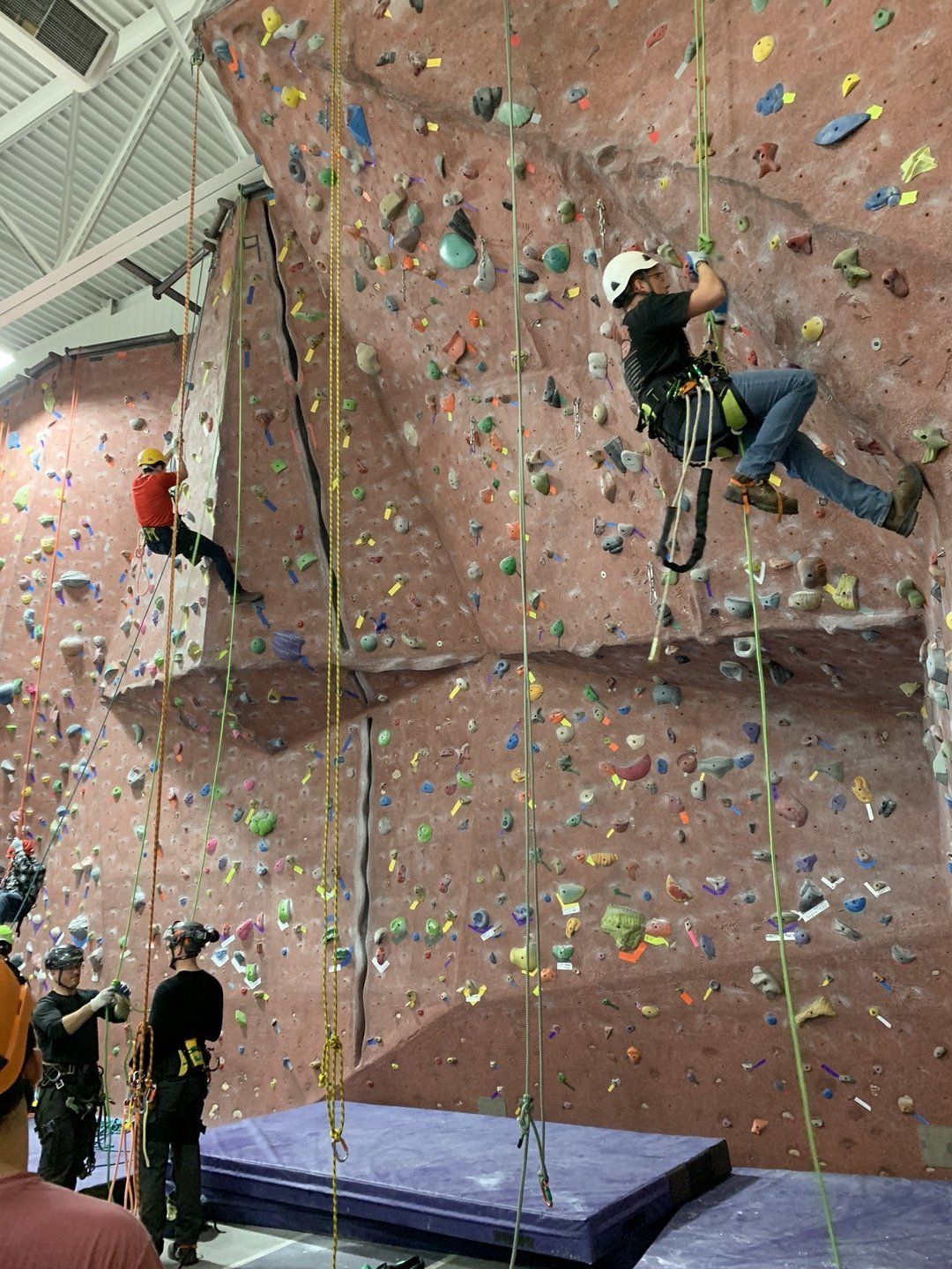 wall climbing