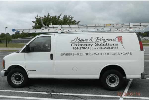 Above & Beyond Chimney Solutions service van