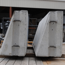 Two pieces of concrete