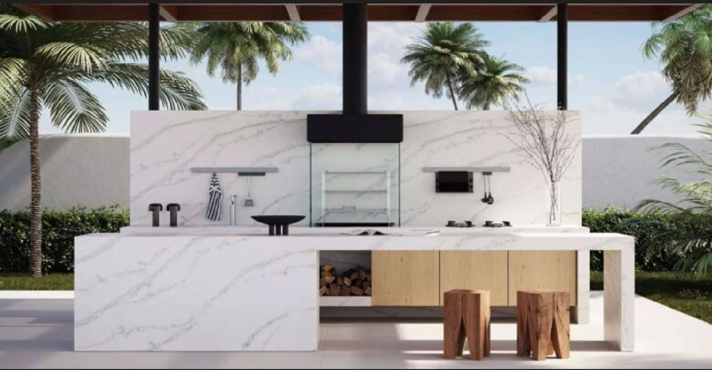 AGM Lapitec outdoor kitchen