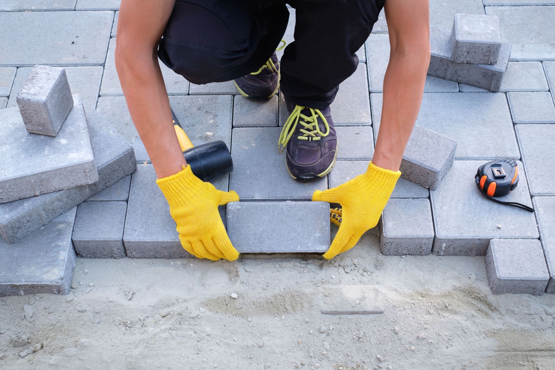 concrete block work