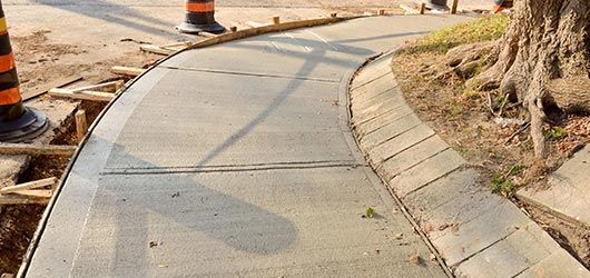 Concrete Side walk