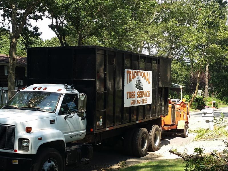 Tree service truck