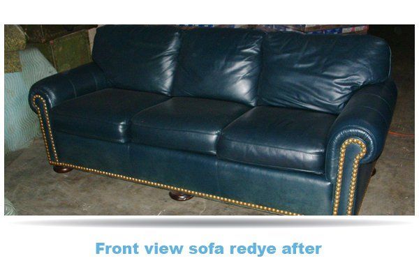 Front View Sofa Redye After