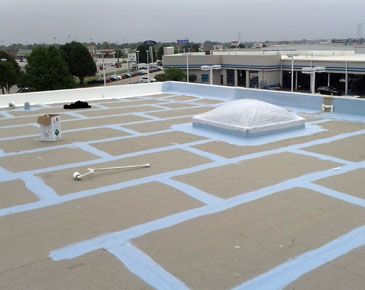 Flat roof system