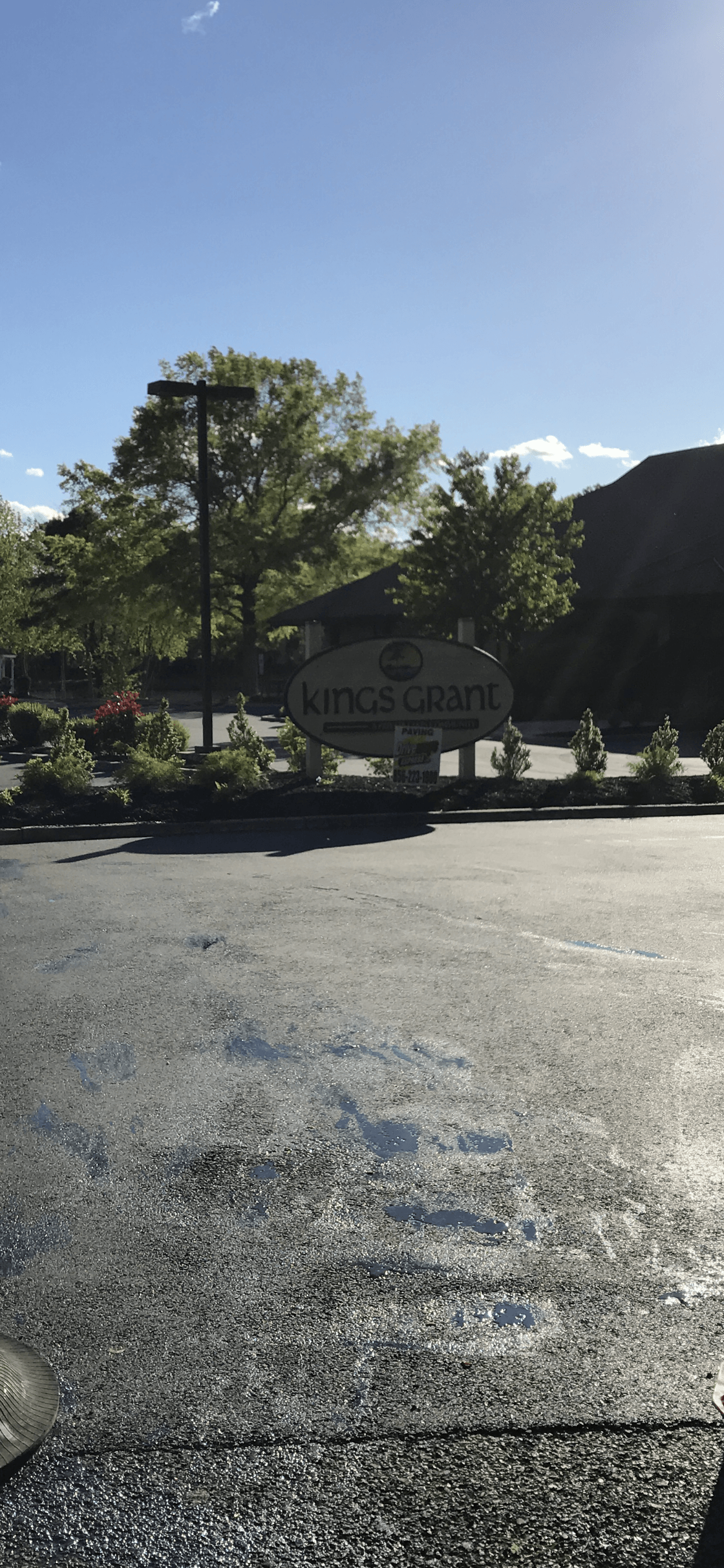 Kings Grant parking lot