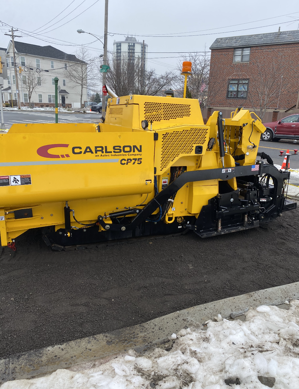 Carlson CP75 asphalt paver