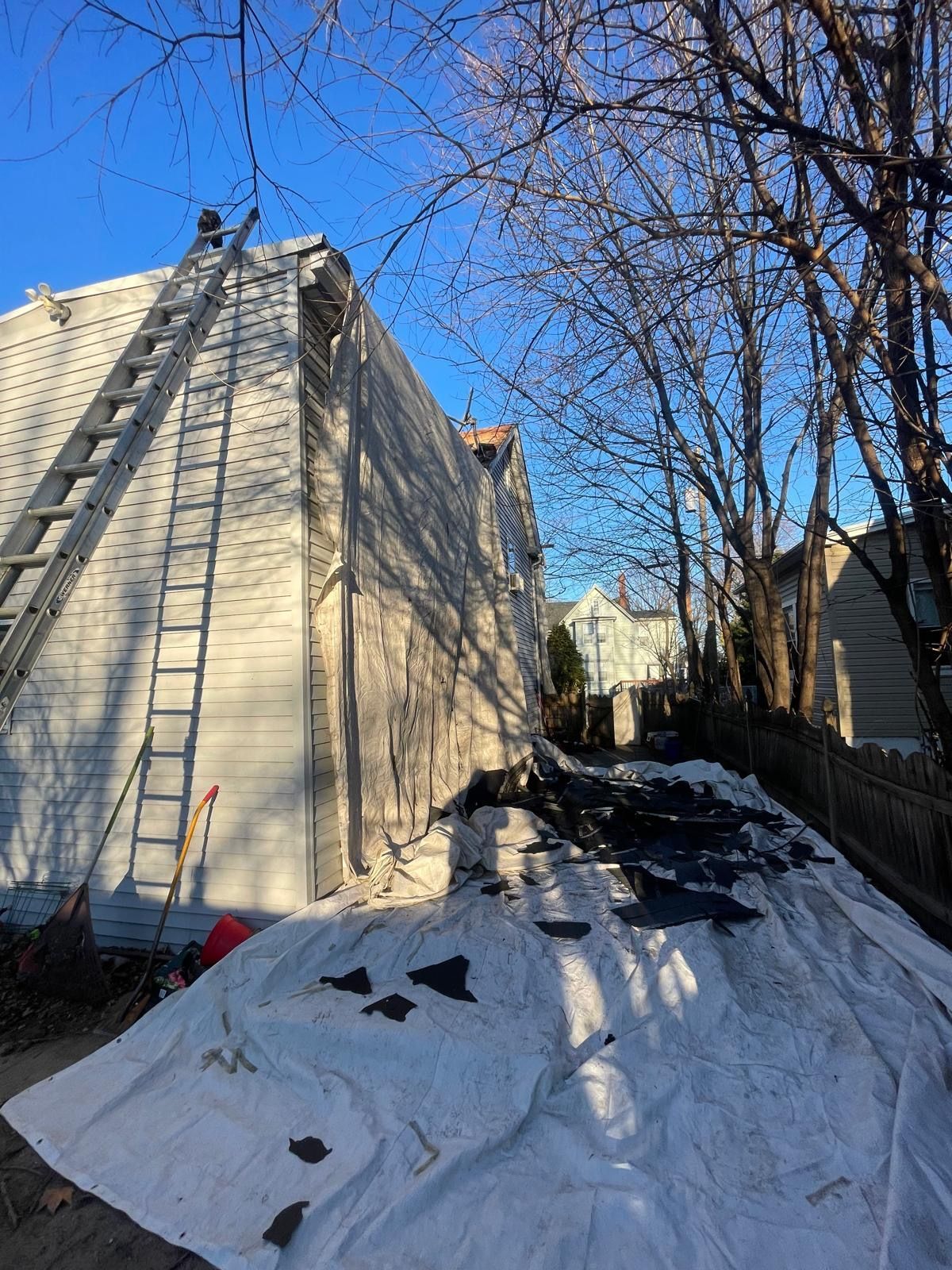 New roof construction