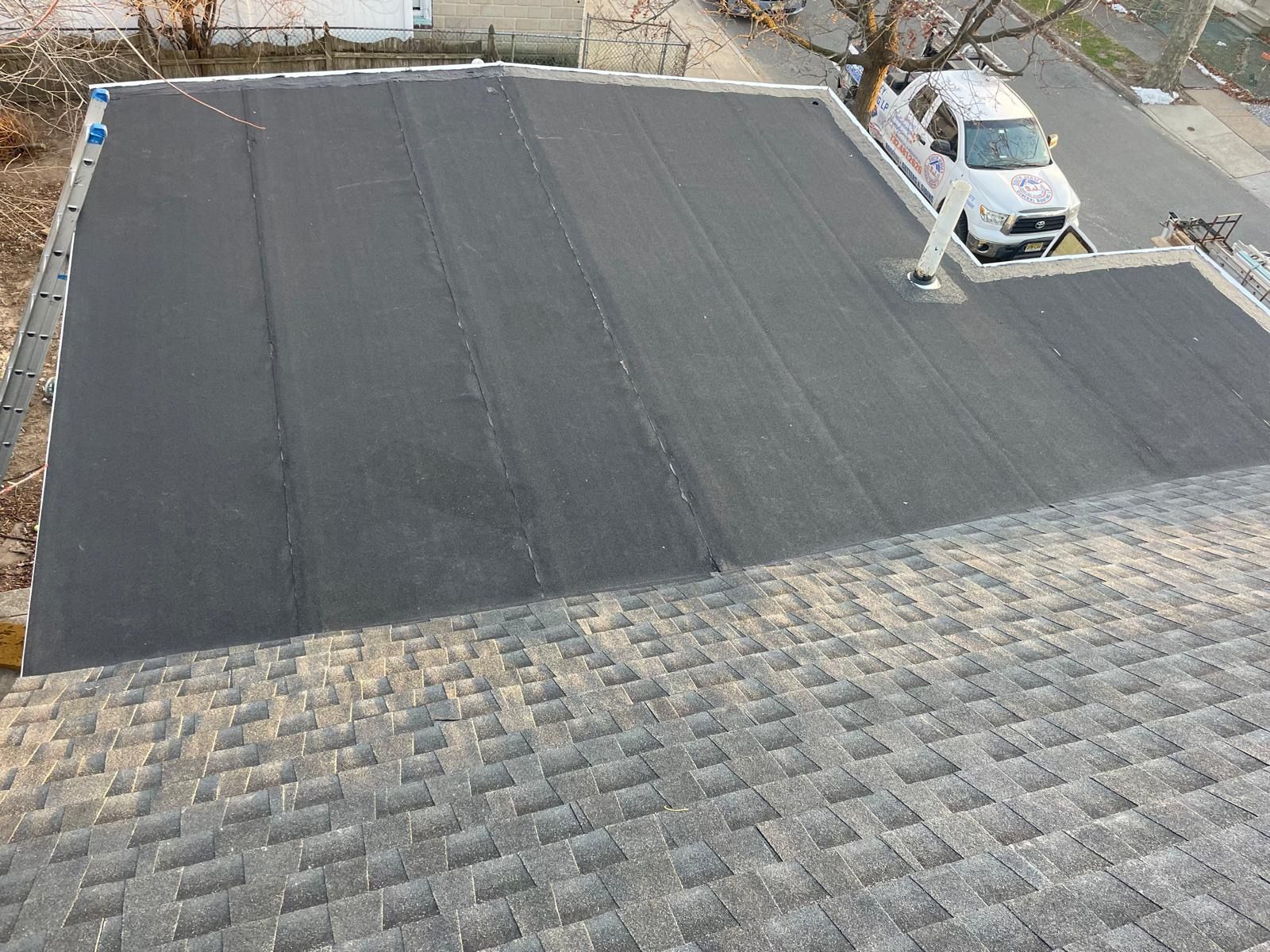 New roof construction